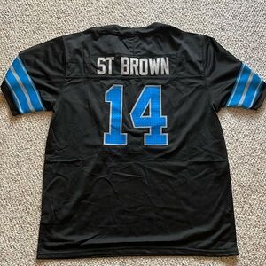 Amon-Ra St. Brown, Number 14 Detroit Lions Jersey